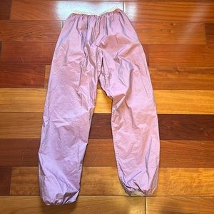Bullet Pointe Reversible Trash Bag Pants